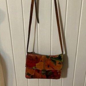 PATRICIA NASH 3 WAY CONVERTIBLE CROSSBODY LEATHER BIANCO ORGANIZING PURSE